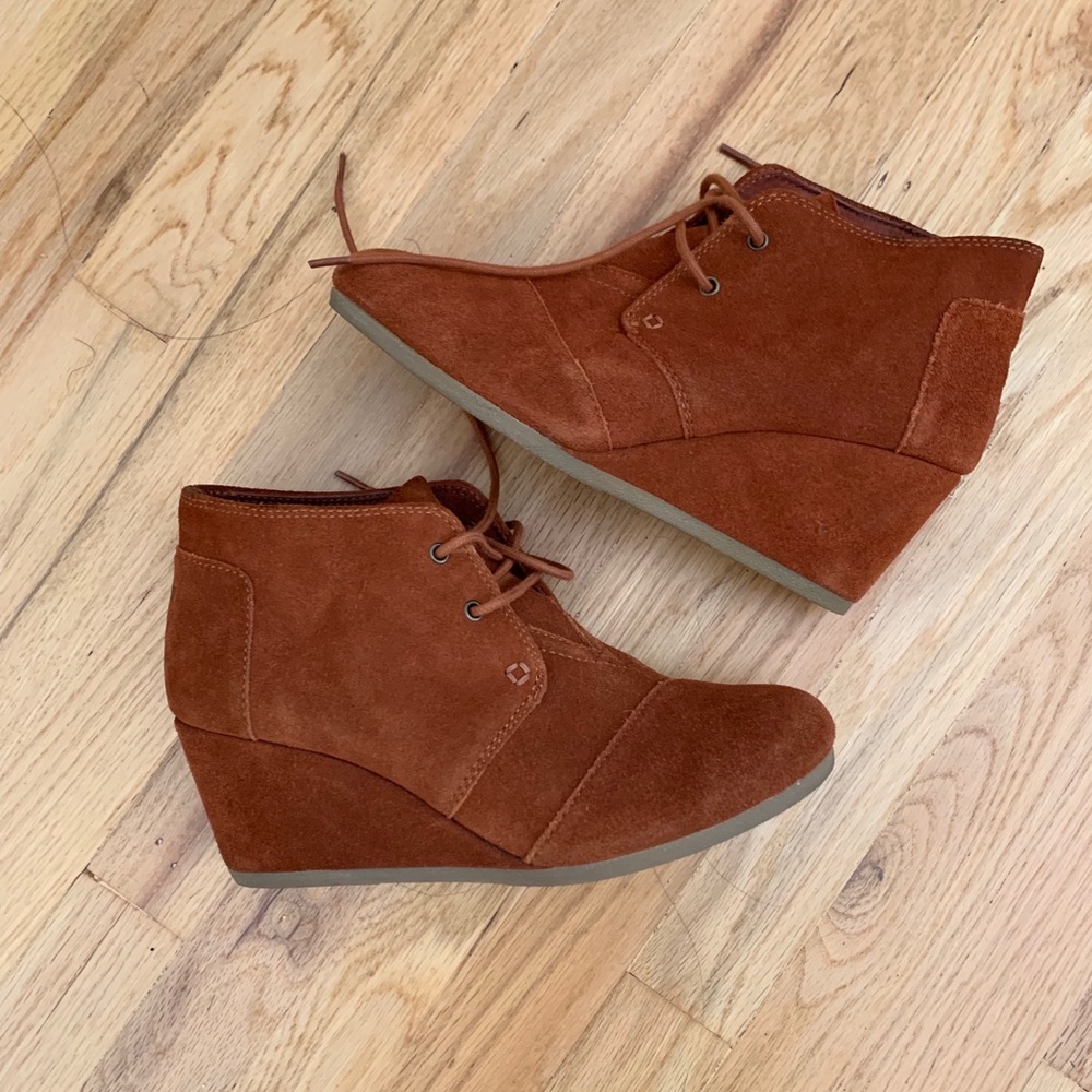 TOMS Suede Booties